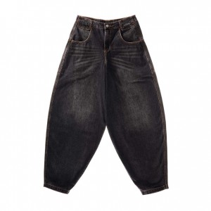 Telfar Baggy Denim Jeans Zwart | NLMA3278