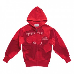 Telfar Camo Hoodie Rood | NLYU3219