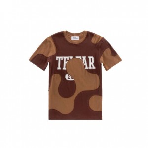 Telfar Camo T-shirts Chocola | NLDN3407