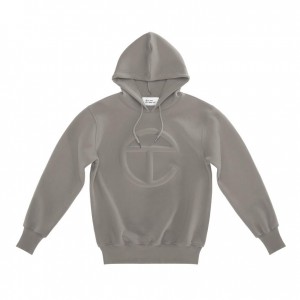 Telfar Embossed Hoodie Grijs | NLSO3195