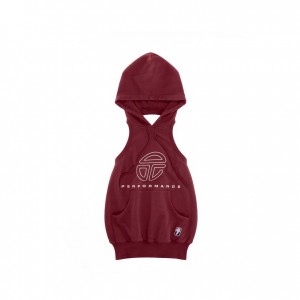 Telfar Halter Hoodie Bordeaux | NLYU3006