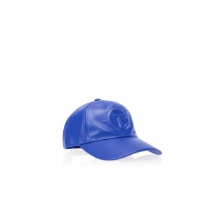 Telfar Hats Logo Embossed E Hoeden Donkerblauw | NLRW3132