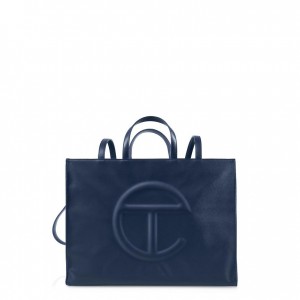 Telfar Large Shopper Tas Donkerblauw | NLUT3673