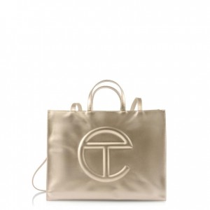 Telfar Large Shopper Tas Goud | NLHK3682