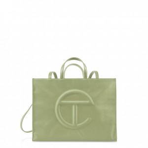 Telfar Large Shopper Tas Olijfgroen | NLPQ3643