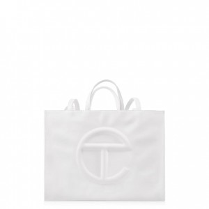 Telfar Large Shopper Tas Wit | NLSO3589