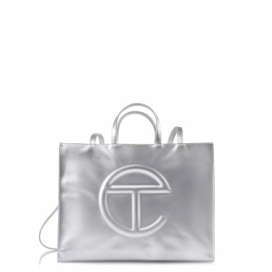 Telfar Large Shopper Tas Zilver | NLQZ3679