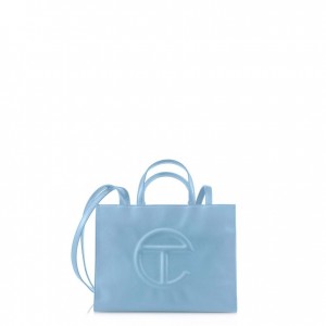 Telfar Medium Shopper Tas Blauw | NLFM3666