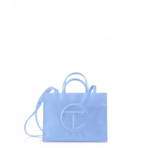 Telfar Medium Shopper Tas Blauw | NLHK3663