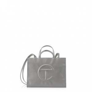 Telfar Medium Shopper Tas Grijs | NLMA3576