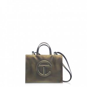 Telfar Medium Shopper Tas Groen | NLGL3690