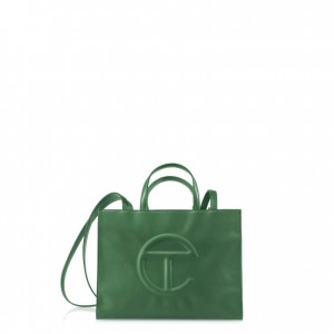 Telfar Medium Shopper Tas Groen | NLIS3645