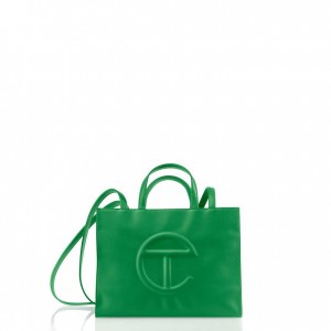 Telfar Medium Shopper Tas Groen | NLWY3651