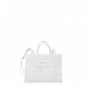 Telfar Medium Shopper Tas Wit | NLDN3588