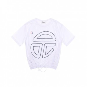 Telfar Mesh Drawstring T-shirts Wit | NLNB3421