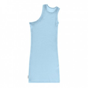 Telfar Rib Knits Half Tunic Tanktop Blauw | NLVD3500