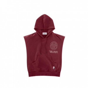 Telfar Sideless Hoodie Bordeaux | NLTV3007