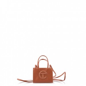 Telfar Small Shopper Tas Bruin | NLDN3581