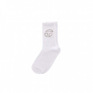 Telfar Socks Atletische Logo M Sokken Wit | NLZG3160