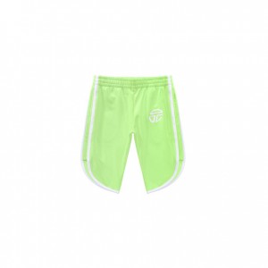 Telfar Track Capri Korte Broek Mintgroen | NLAP3338