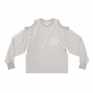 Telfar Triple Long Sleeve T-shirts Grijs | NLRW3416