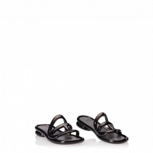 Telfar x Melissa Jelly Badeslippers Zwart | NLUT3517