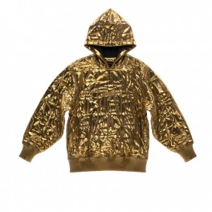 Telfar x Moose Knuckles Gewatteerd Hoodie Goud | NLAP3240