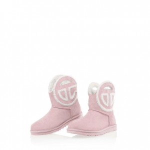 Telfar x UGG Logo Mini Laarzen Roze | NLJJ3506