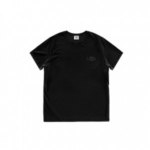 Telfar x UGG Logo T-shirts Zwart | NLAP3427