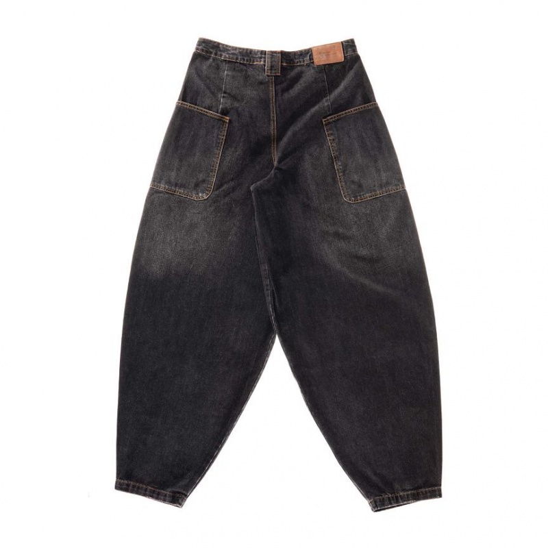 Telfar Baggy Denim Jeans Zwart | NLMA3278