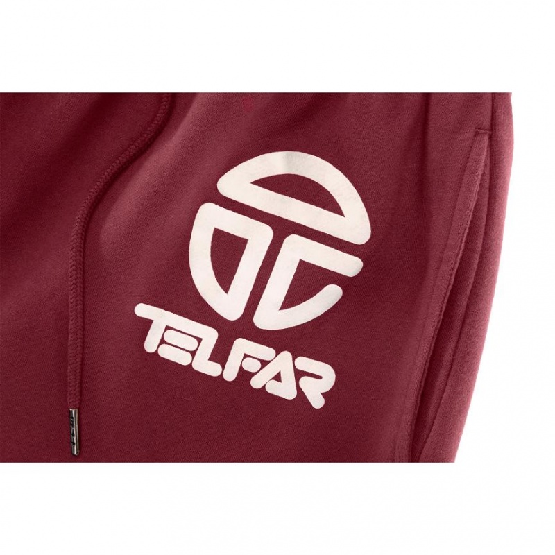 Telfar Baggy Joggingbroek Bordeaux | NLOR3384