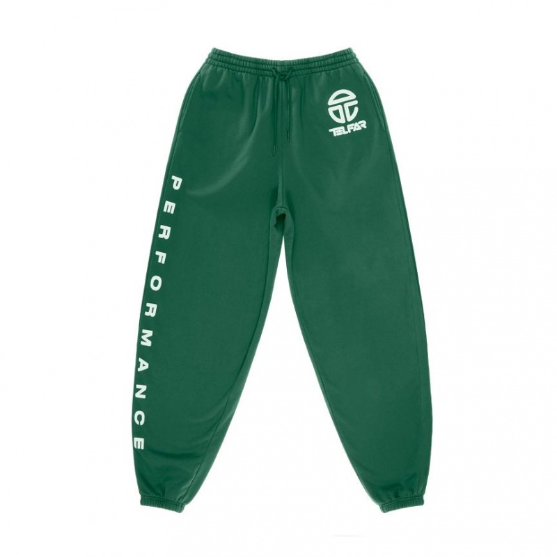 Telfar Baggy Joggingbroek Donkergroen | NLPQ3383