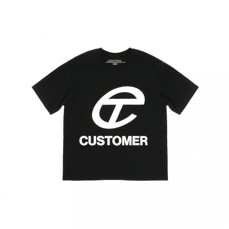 Telfar Basic Customer T-shirts Zwart | NLWY3391