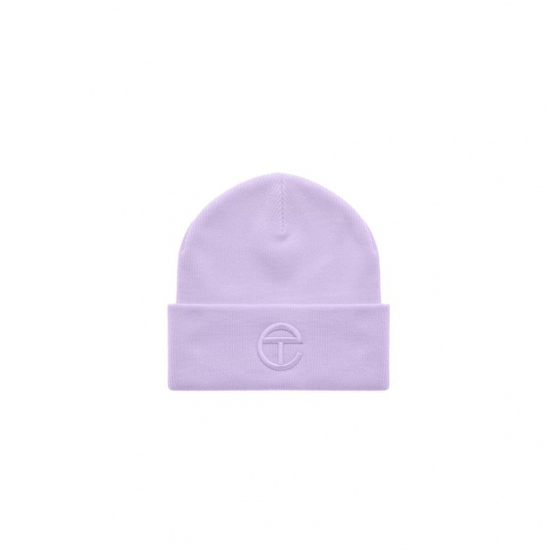 Telfar Beanie Embroidered A Muts Lavendel | NLQZ3037