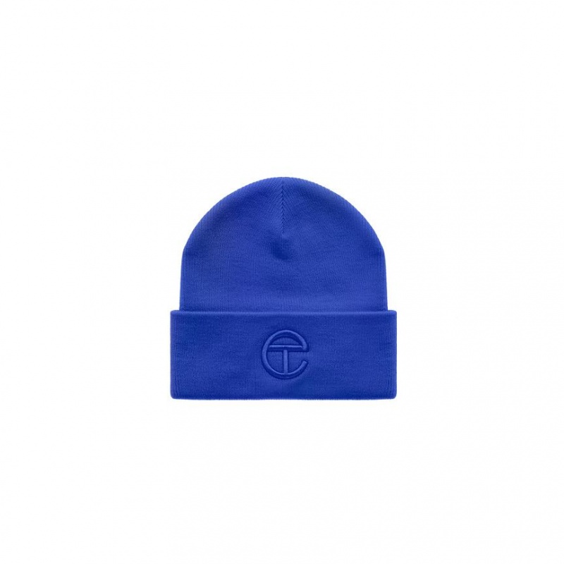 Telfar Beanie Embroidered G Muts Blauw | NLUT3031