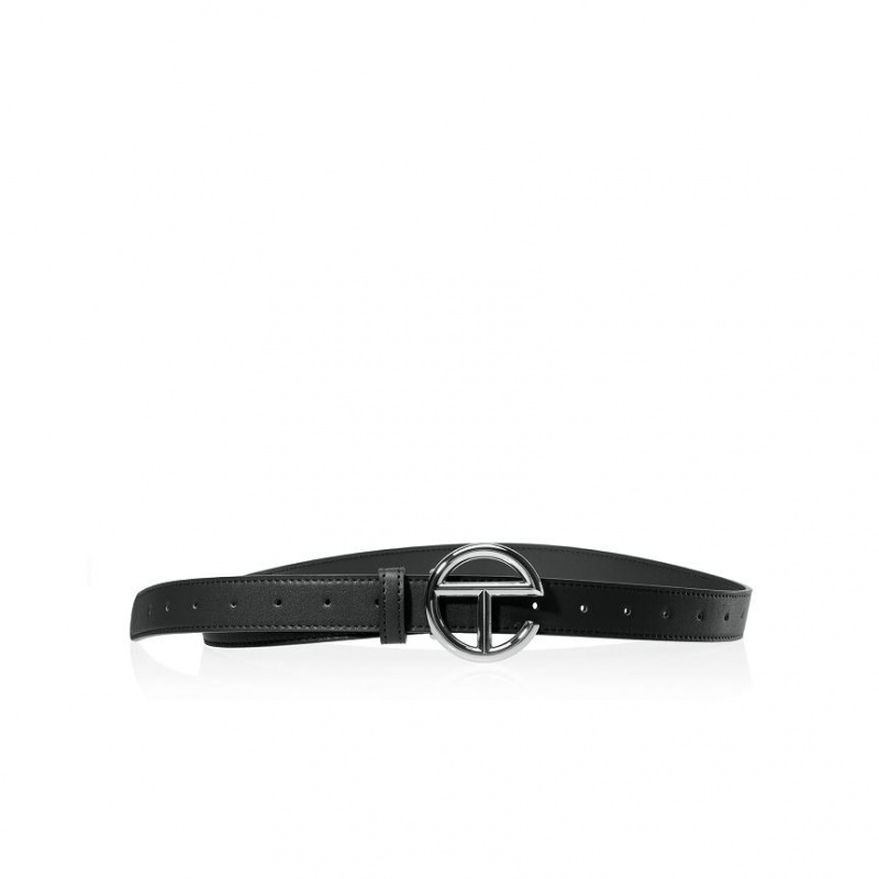 Telfar Belts Logo Ⅹ Riemen Zilver Zwart | NLBC3040