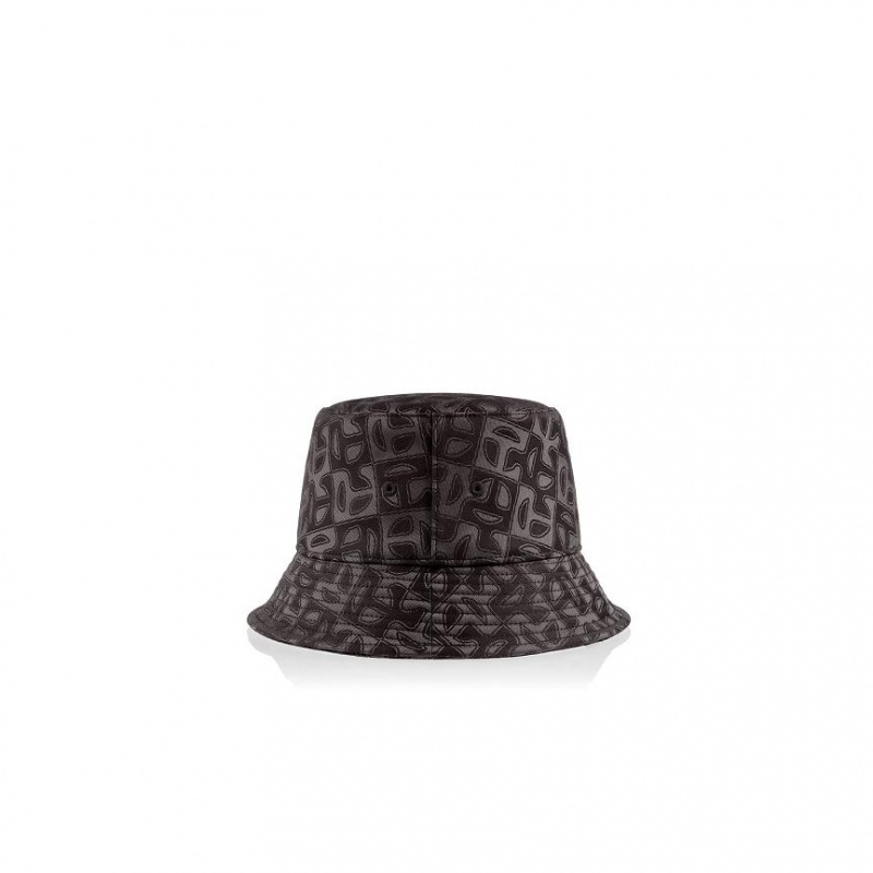 Telfar Bucket Hats Jacquard Bucket Hoed Zwart | NLYU3077