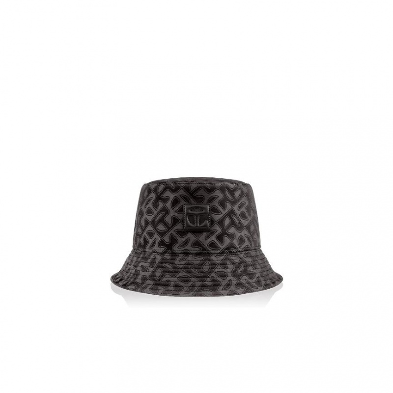 Telfar Bucket Hats Jacquard Bucket Hoed Zwart | NLYU3077