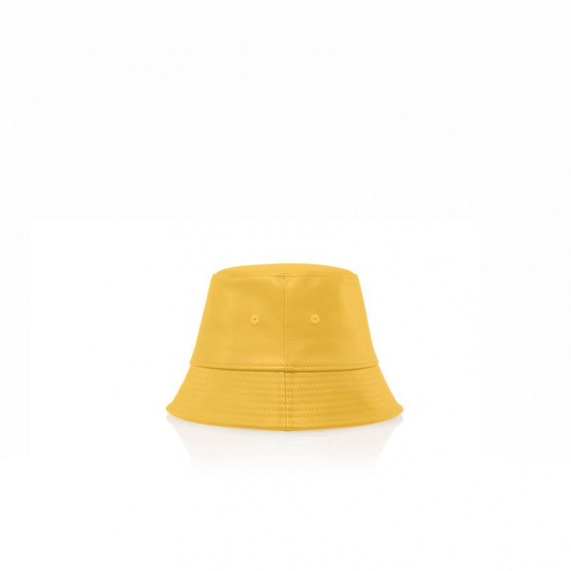 Telfar Bucket Hats Logo A Bucket Hoed Geel | NLSO3097