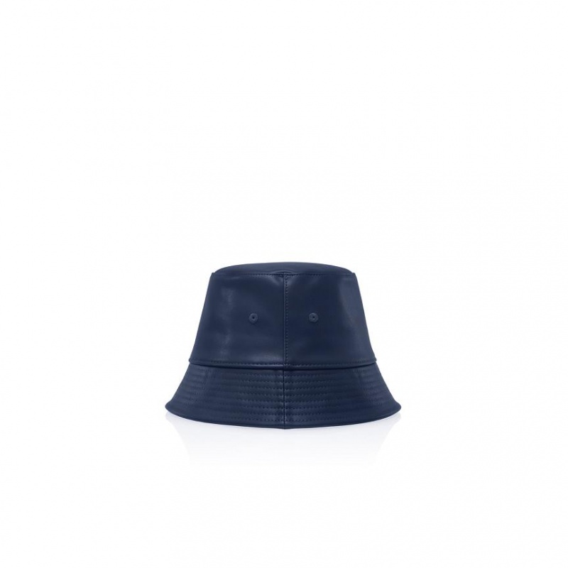 Telfar Bucket Hats Logo J Bucket Hoed Donkerblauw | NLXF3088