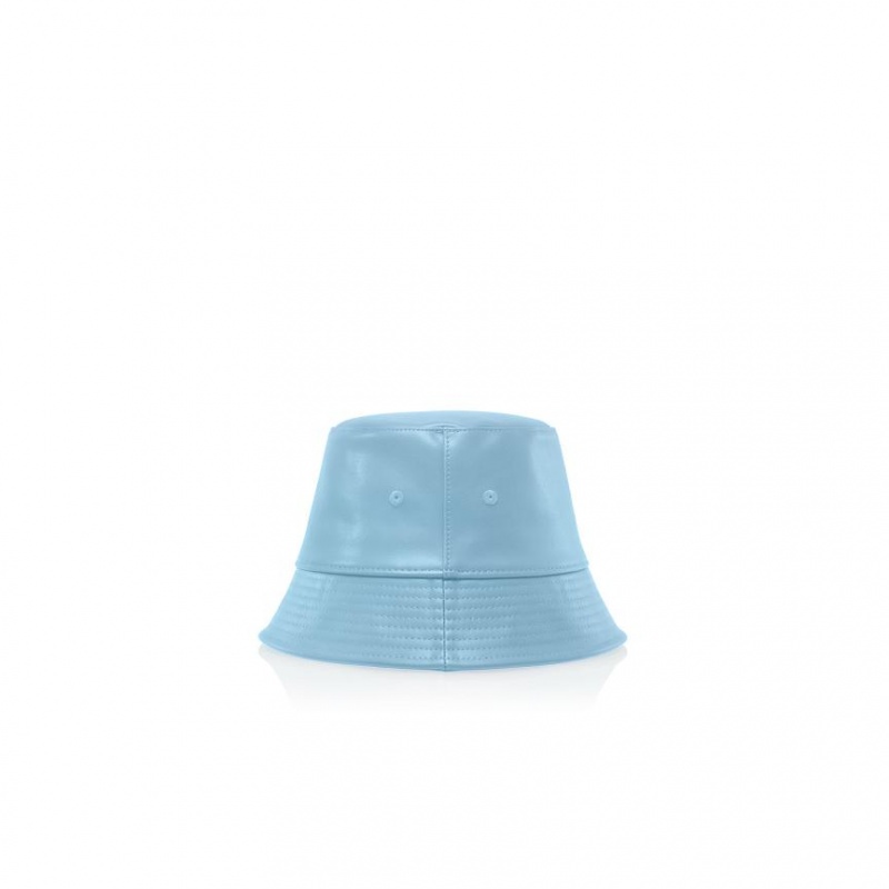 Telfar Bucket Hats Logo L Bucket Hoed Blauw | NLVD3086