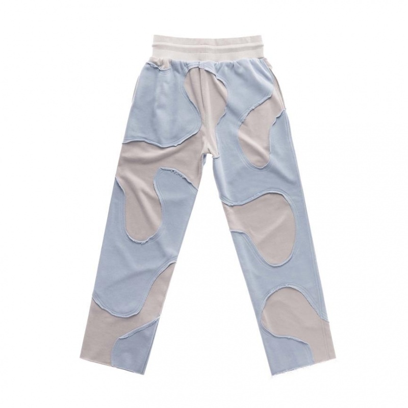 Telfar Camo Joggingbroek Blauw Beige | NLWY3365