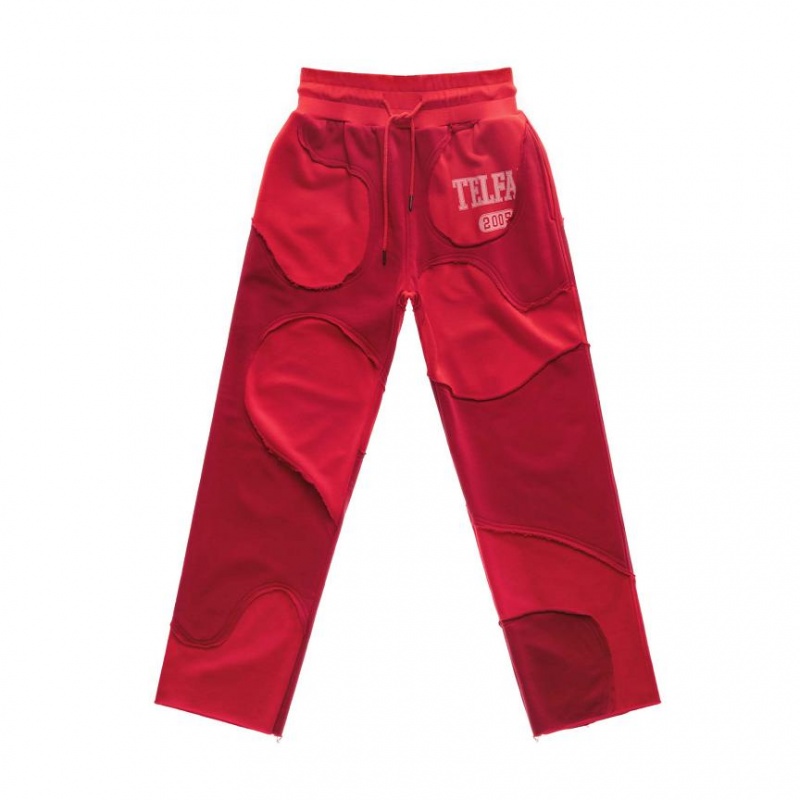 Telfar Camo Joggingbroek Rood | NLNB3368