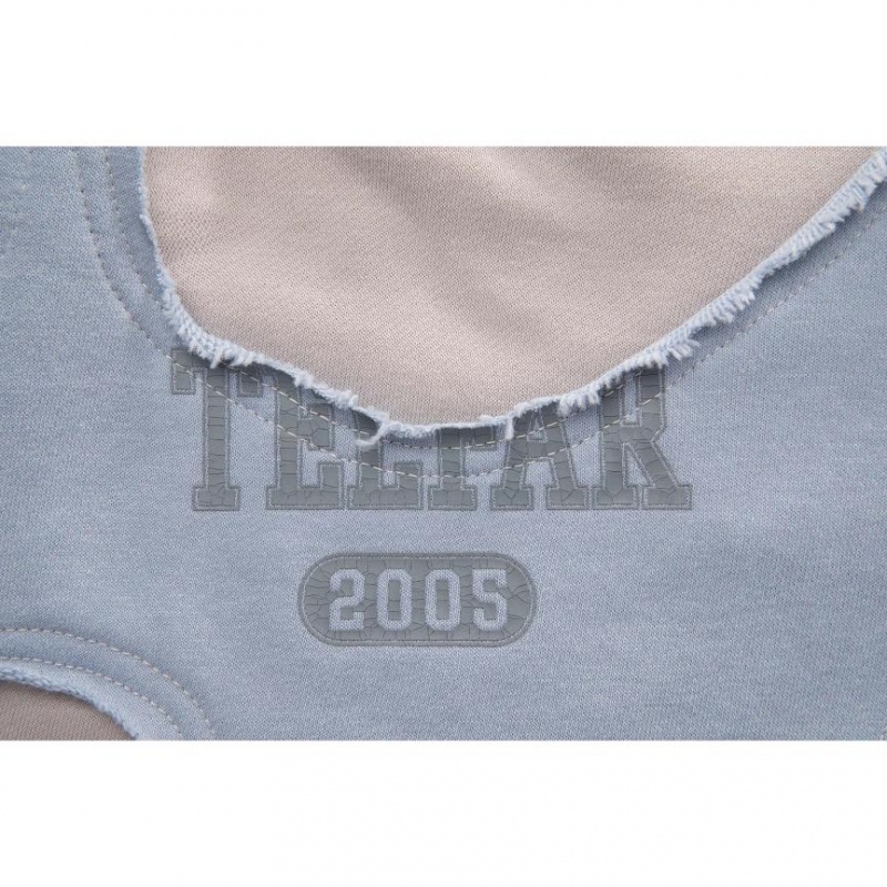 Telfar Camo Sweat Korte Broek Blauw Beige | NLNB3323