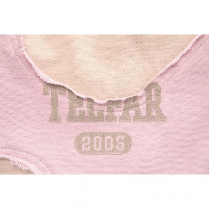 Telfar Camo Sweat Korte Broek Roze Bruin | NLVD3325