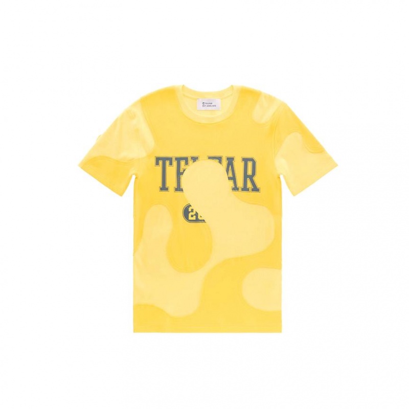 Telfar Camo T-shirts Geel | NLTV3415