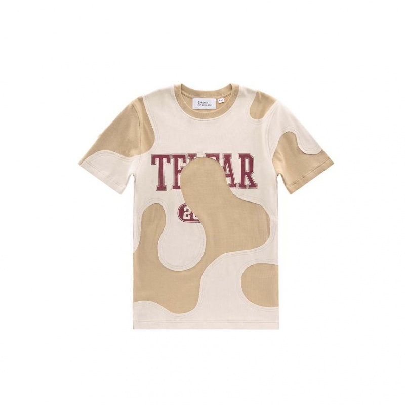 Telfar Camo T-shirts Khaki | NLSO3408