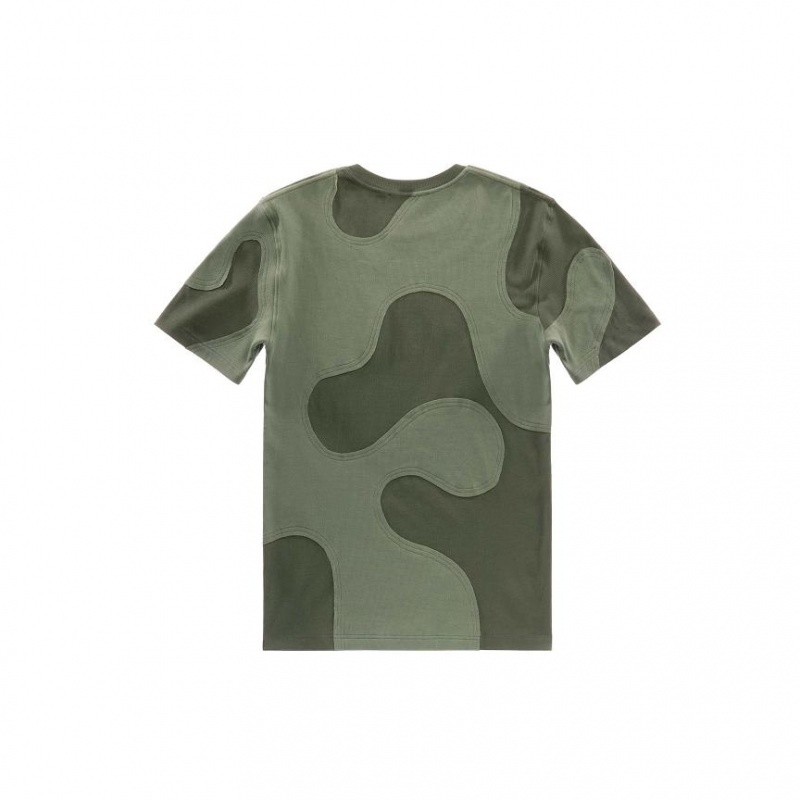 Telfar Camo T-shirts Olijfgroen | NLAP3409