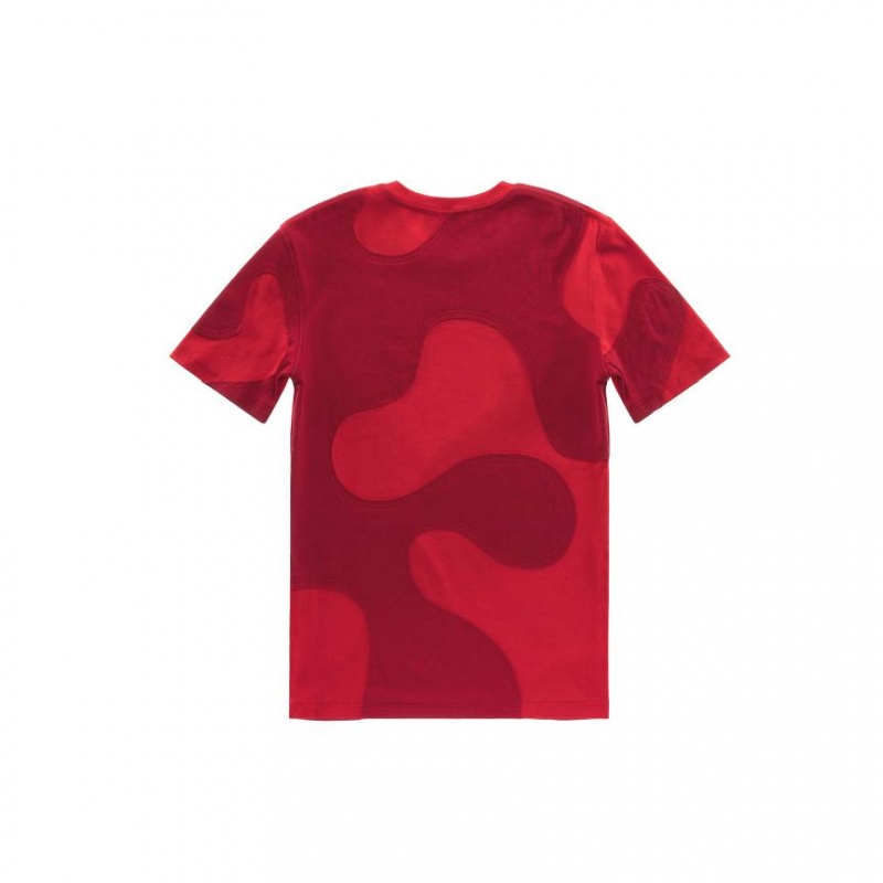 Telfar Camo T-shirts Rood | NLYU3414