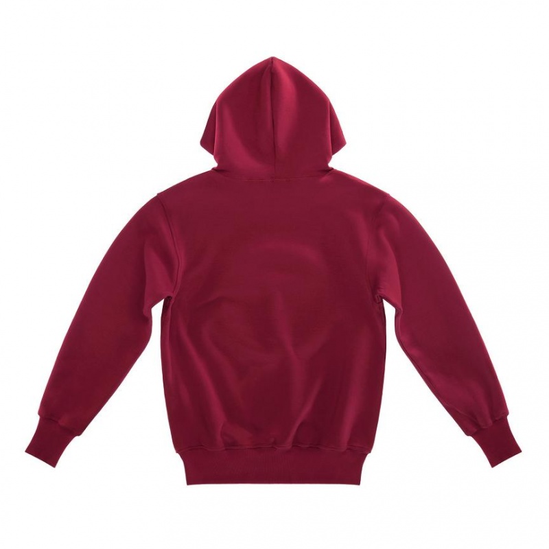 Telfar Embossed Hoodie Bordeaux | NLIS3199